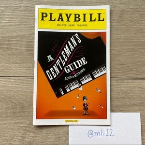 PLAYBILL A Gentleman’s Guide to Love & Murder